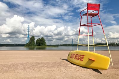 Pitkäjärven läntinen uimapaikka/lasten ranta